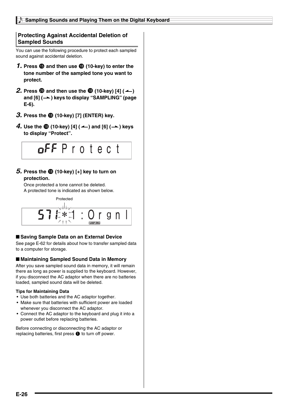 Casio WK210ES1A User Manual | Page 28 / 75