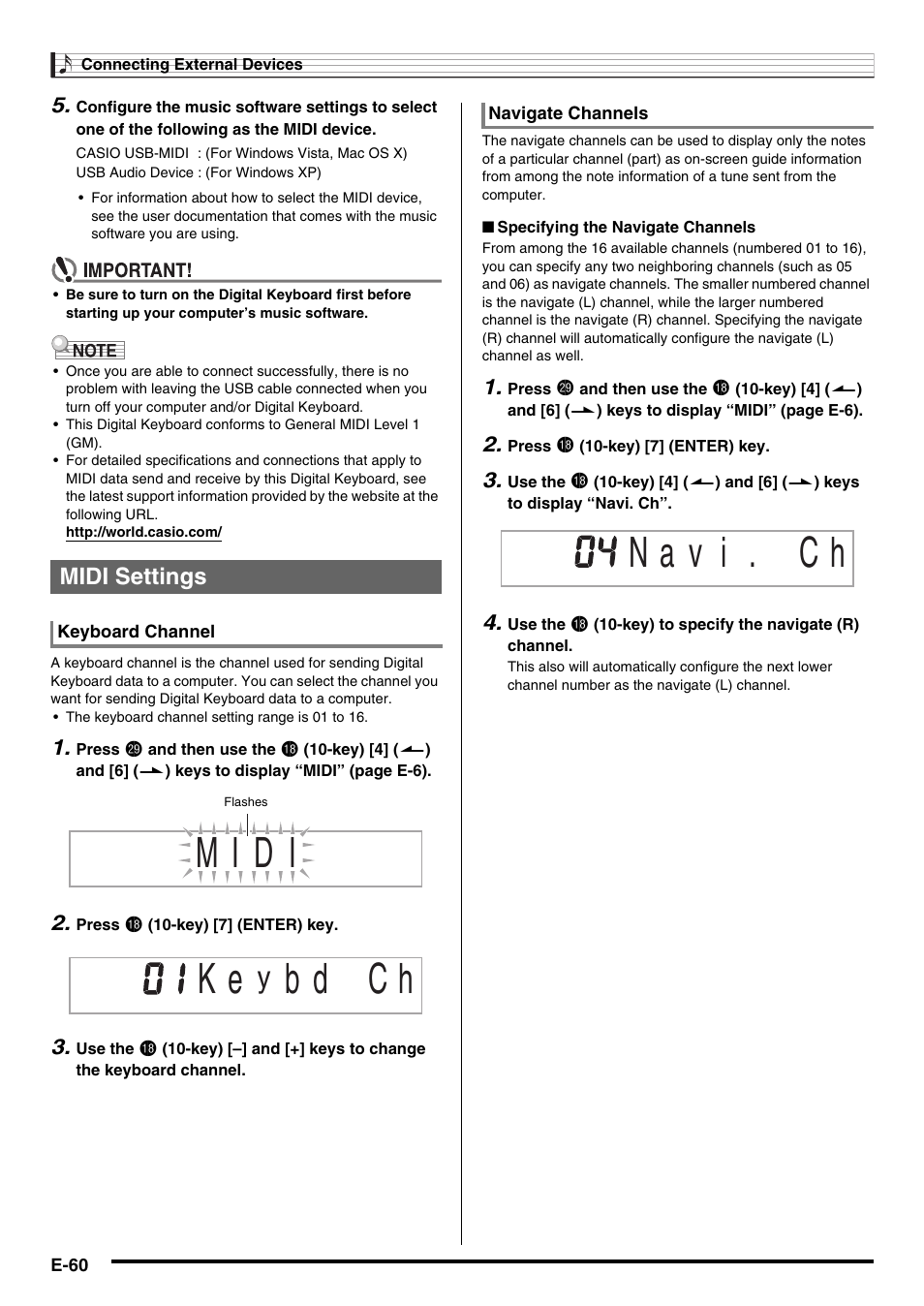 M i d i, B d c h | Casio WK210ES1A User Manual | Page 62 / 75