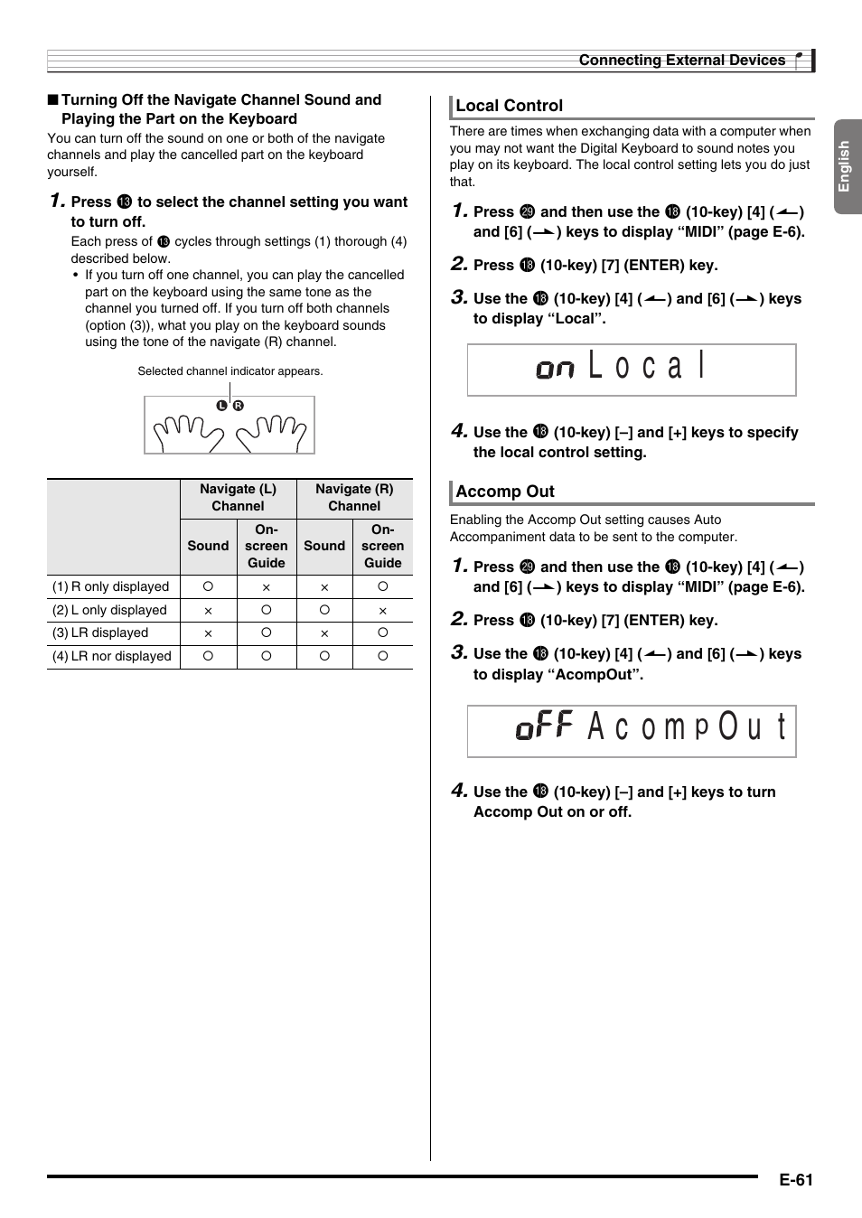 O u t | Casio WK210ES1A User Manual | Page 63 / 75