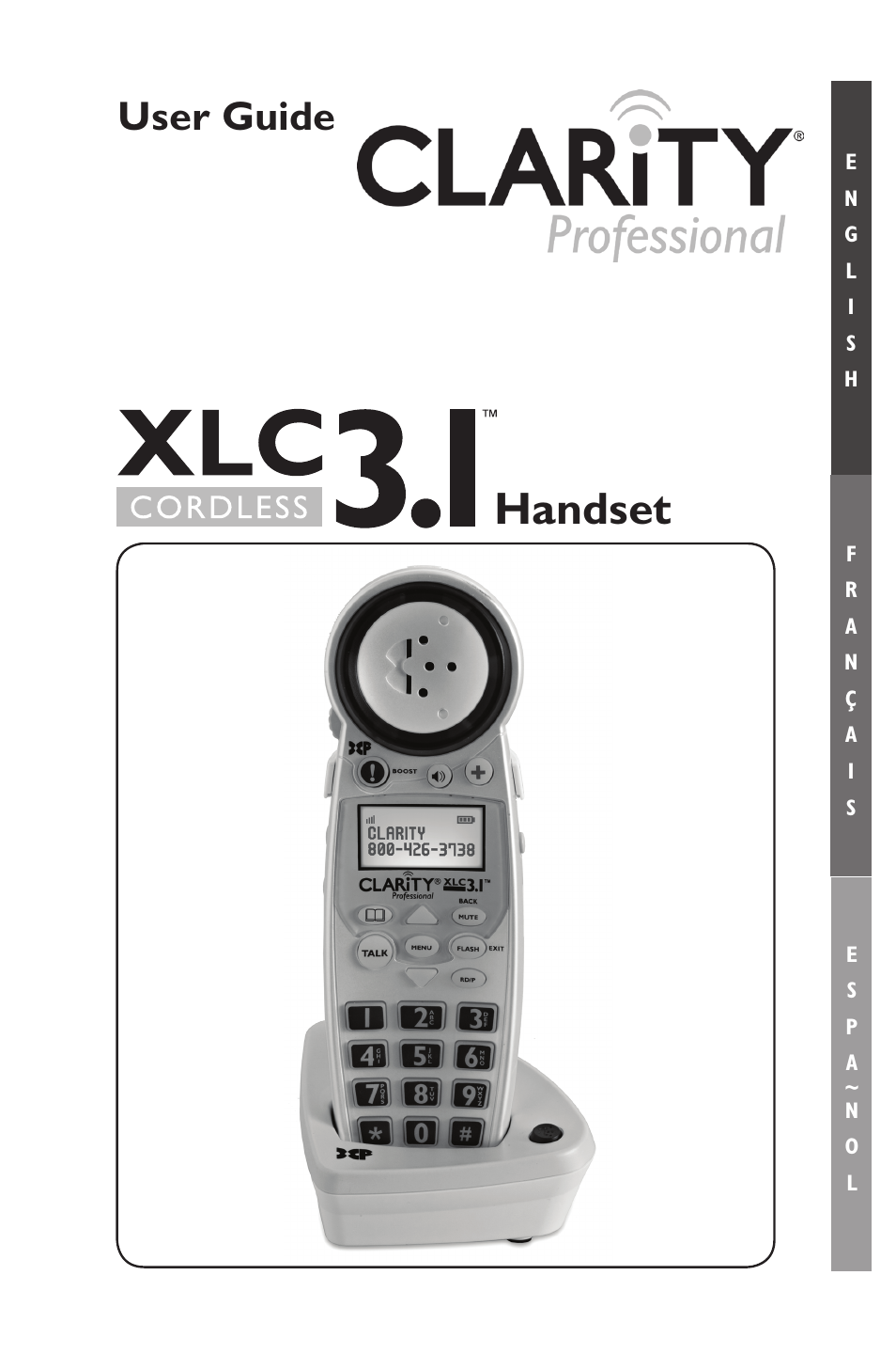 Clarity Professional handset XLC 3.1 User Manual | 29 pages