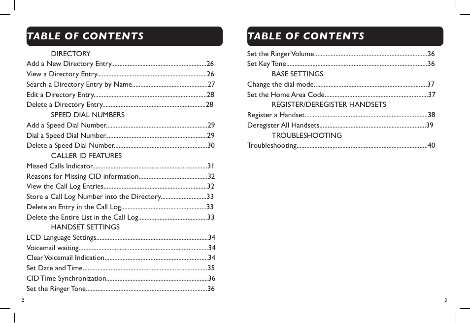 Clarity D704 User Manual | Page 3 / 25