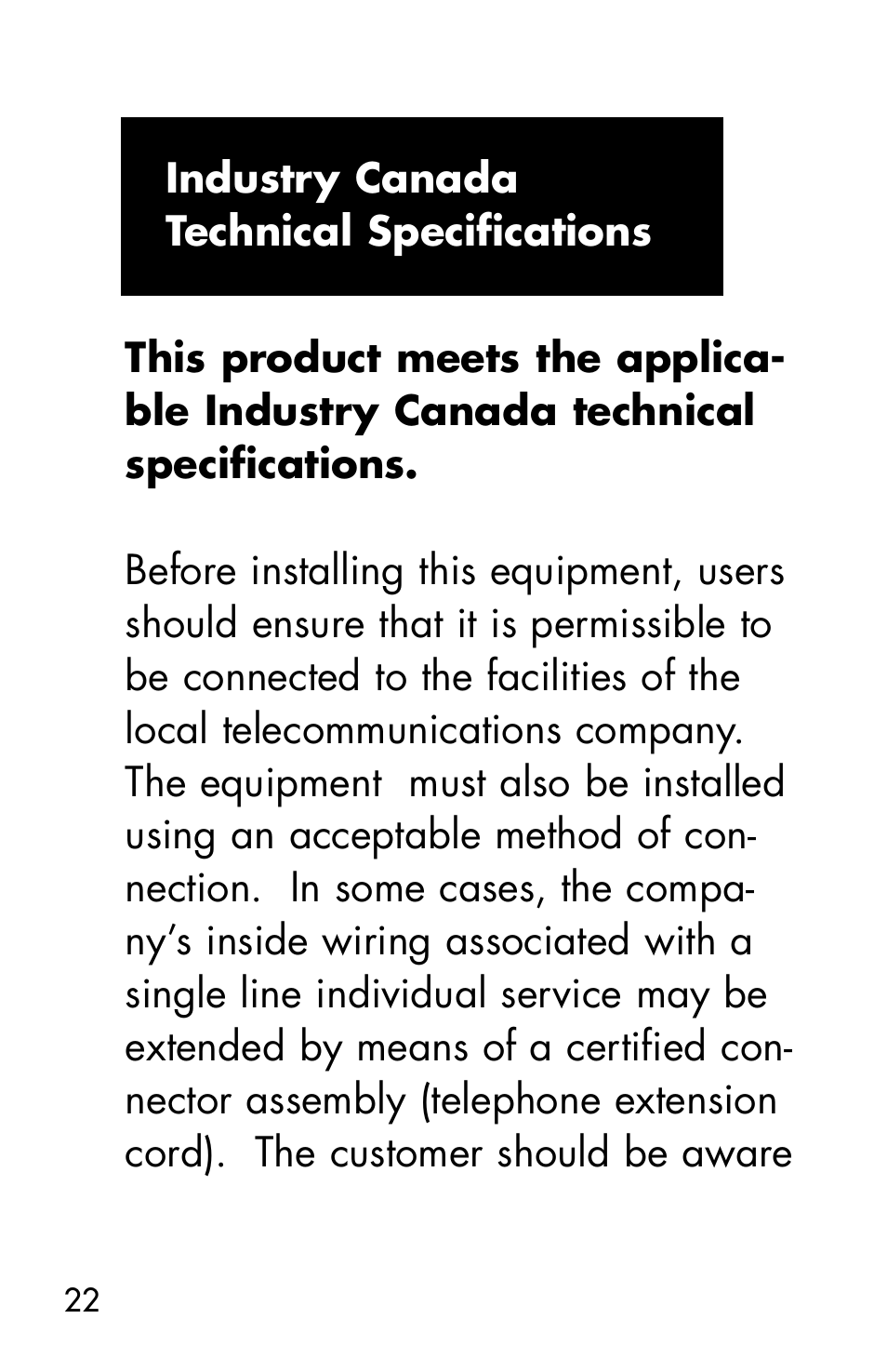 Clarity SR100 User Manual | Page 22 / 26