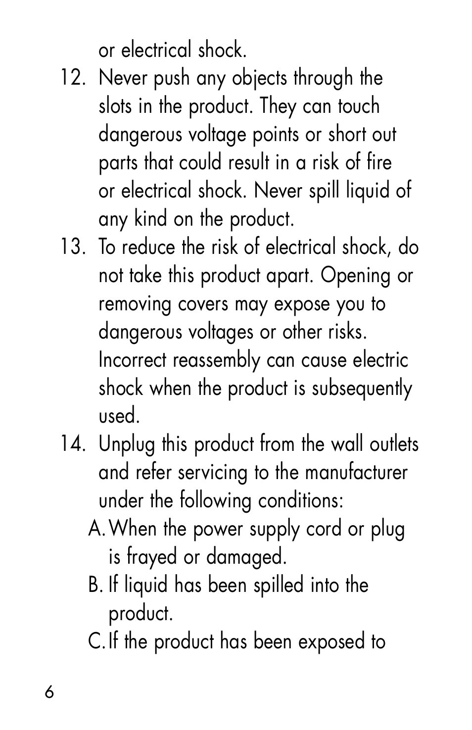 Clarity SR100 User Manual | Page 6 / 26