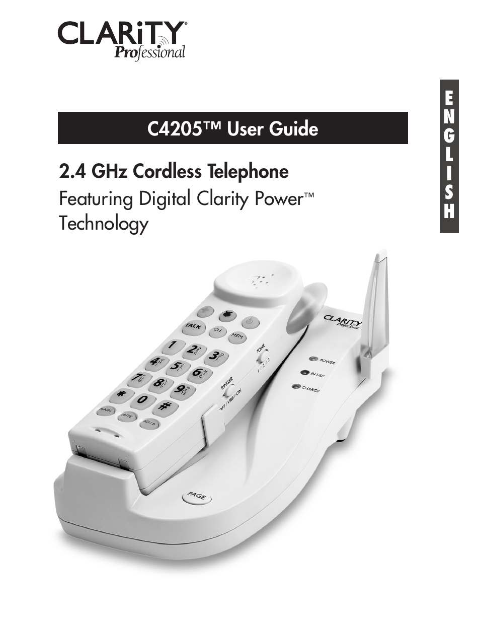 Clarity Cordless Telephone User Manual | 33 pages