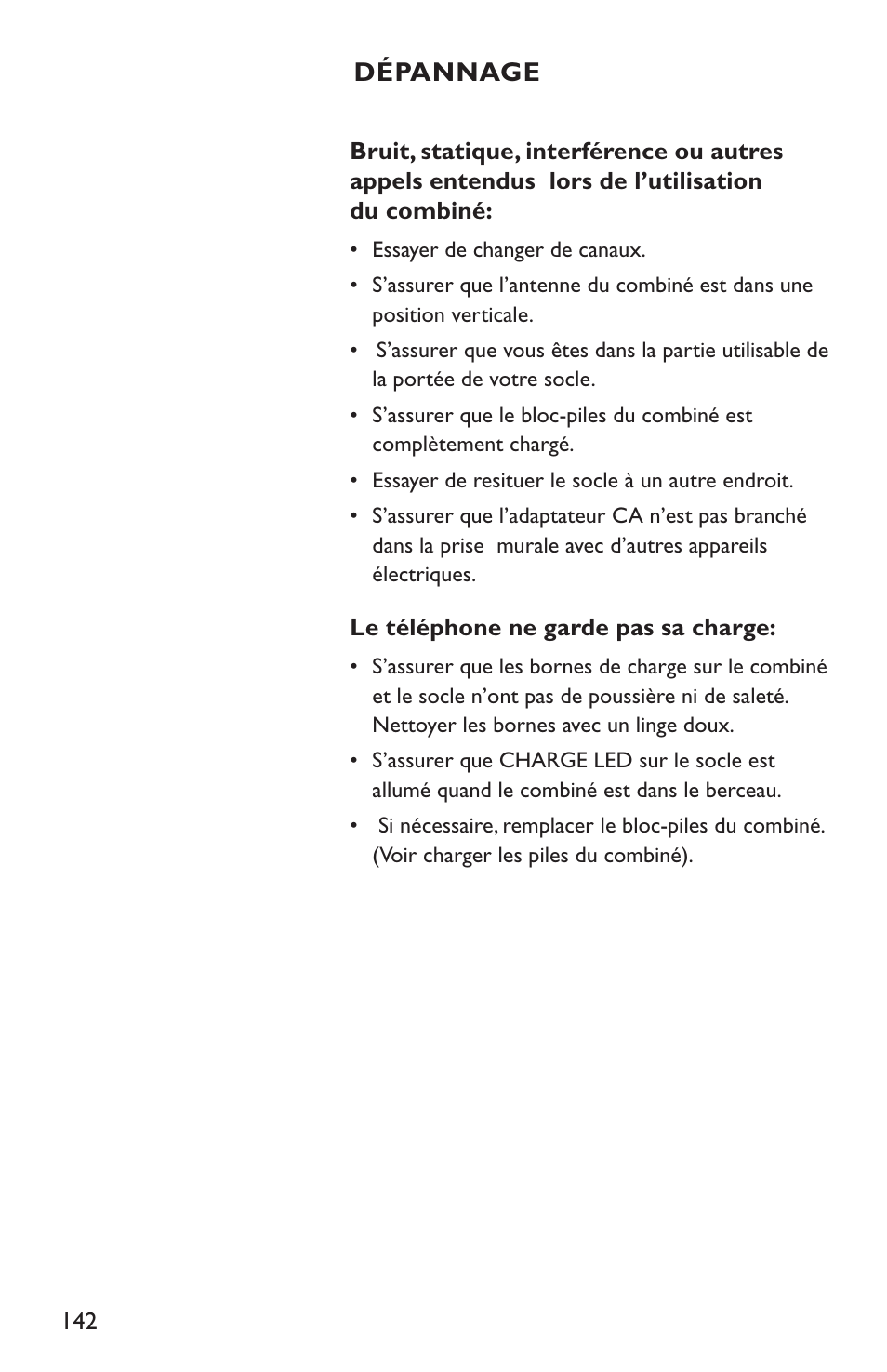 Clarity C4210 User Manual | Page 142 / 152