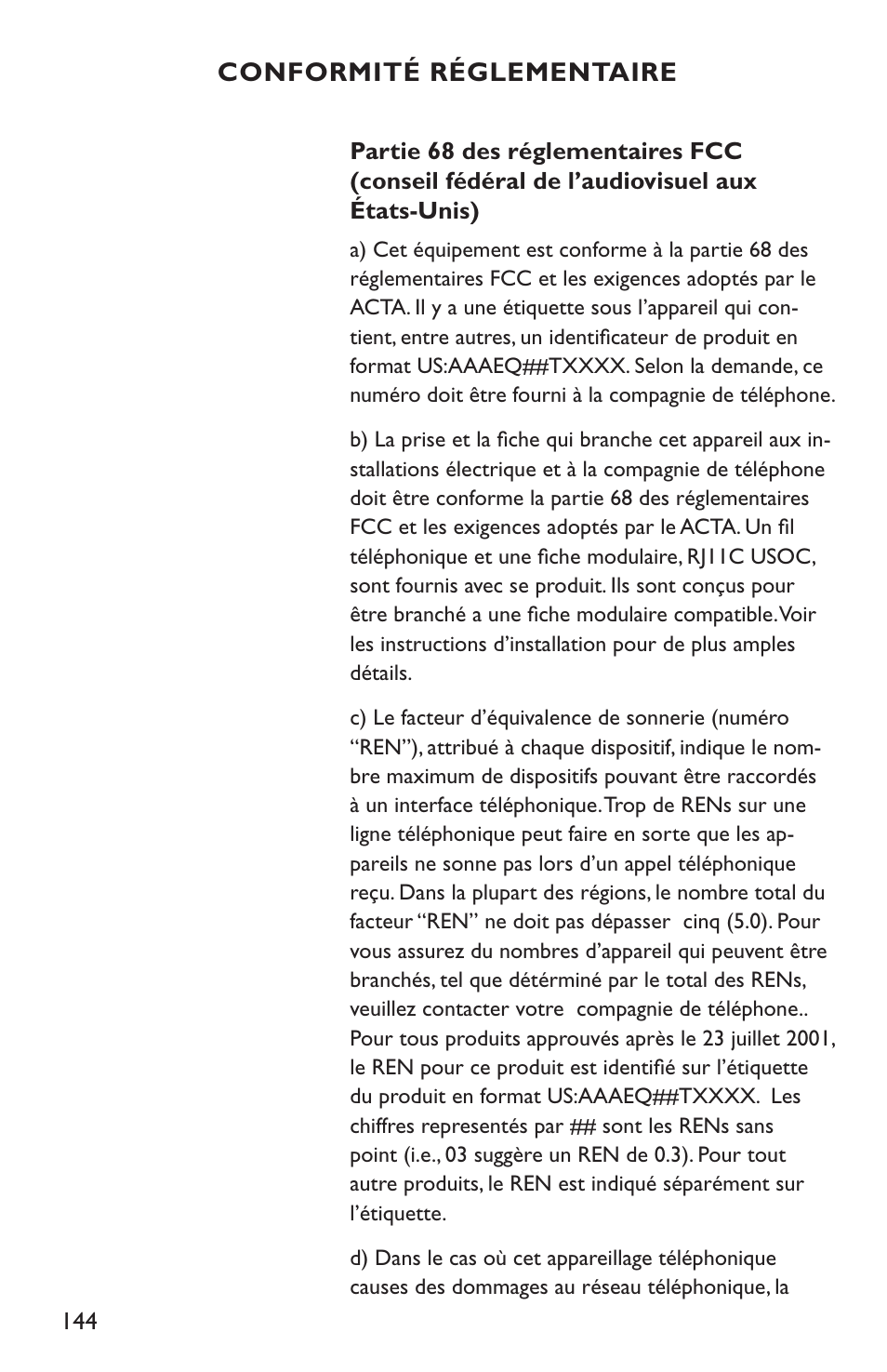 Clarity C4210 User Manual | Page 144 / 152