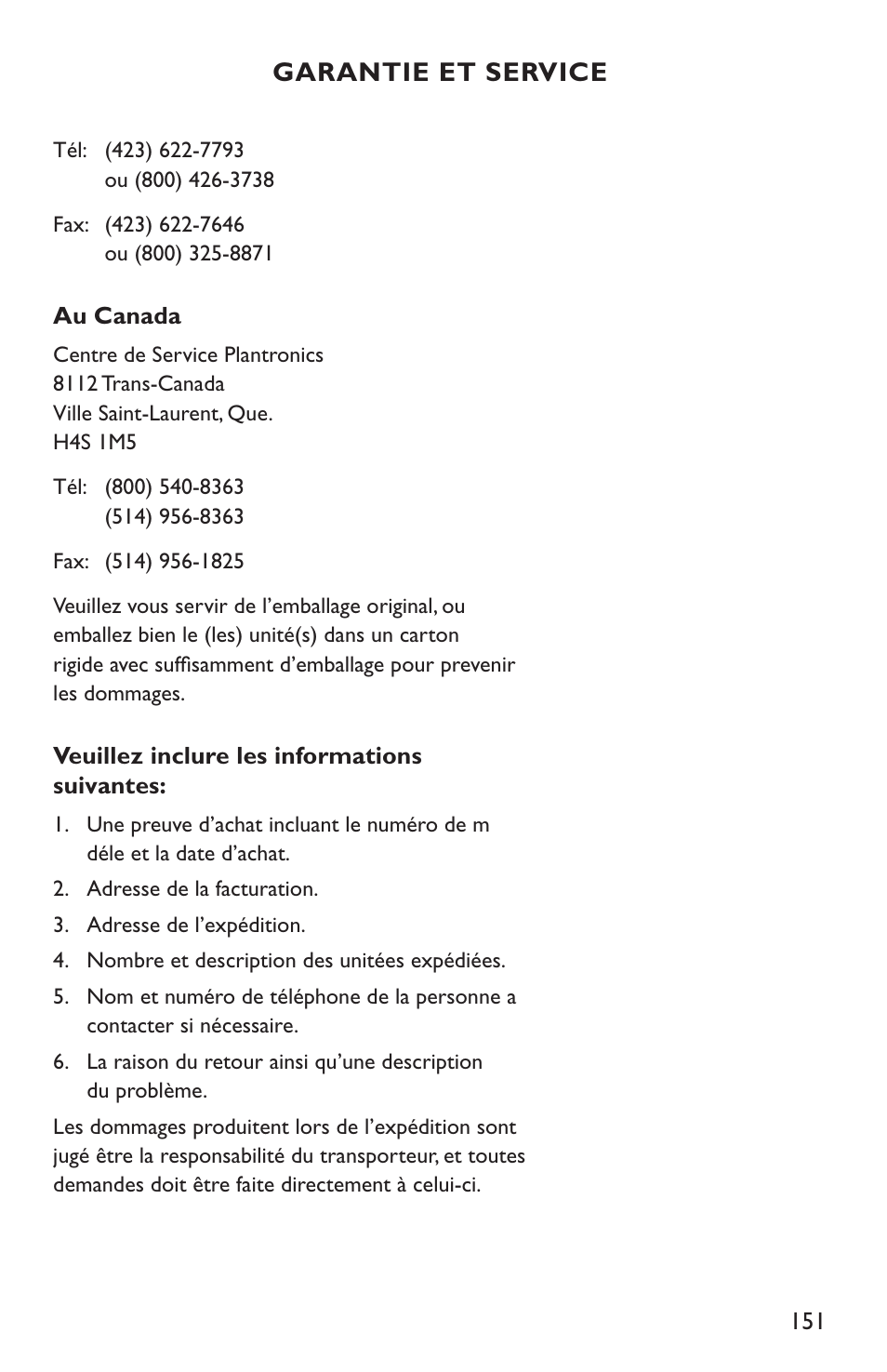 Clarity C4210 User Manual | Page 151 / 152
