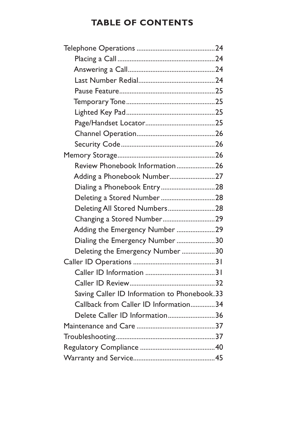 Clarity C4210 User Manual | Page 4 / 152
