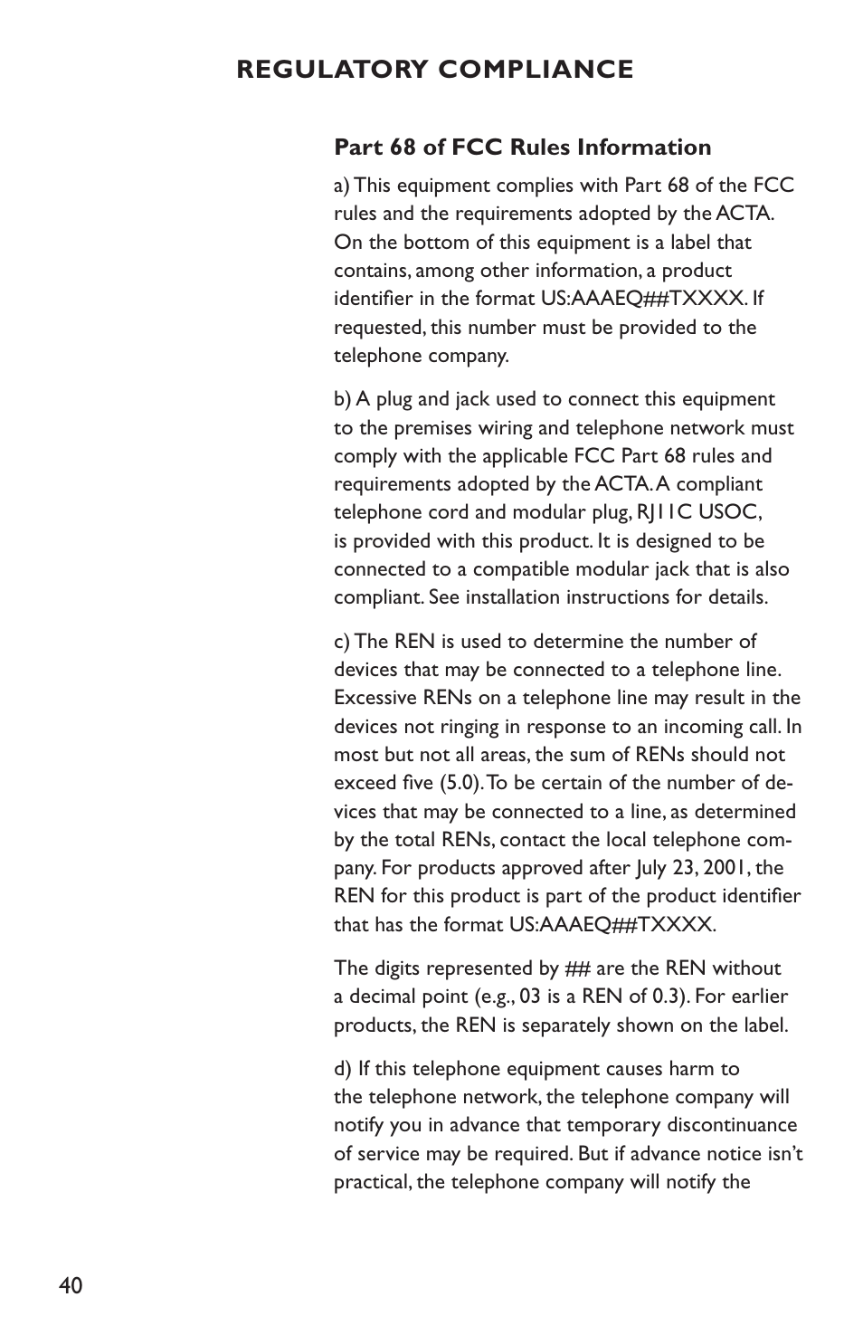 Clarity C4210 User Manual | Page 40 / 152