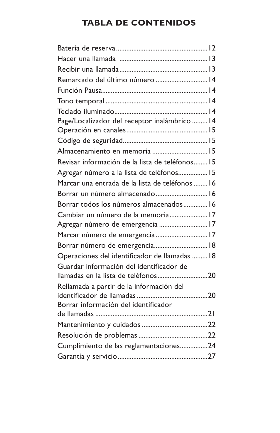 Clarity C4210 User Manual | Page 51 / 152