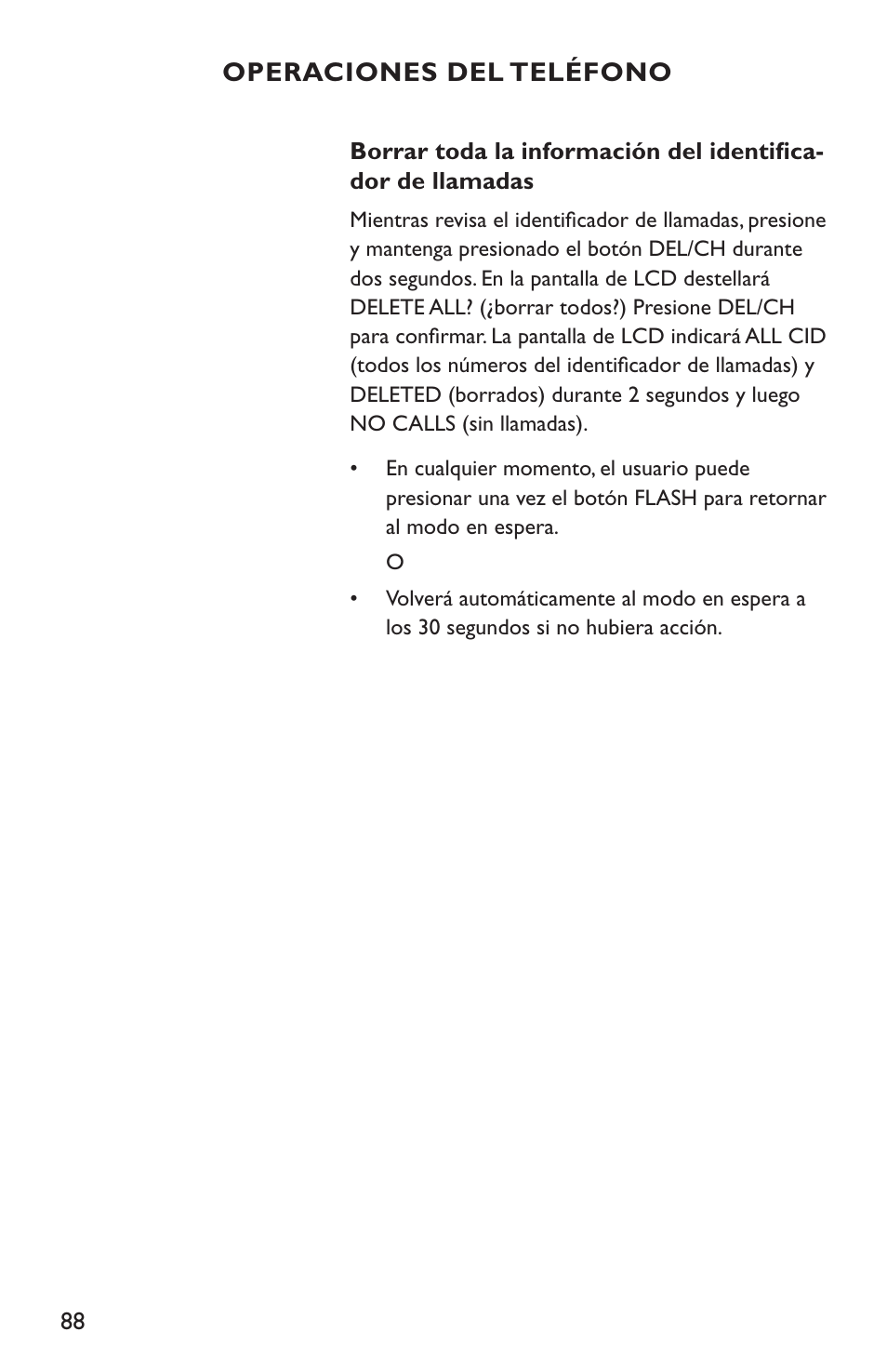 Clarity C4210 User Manual | Page 88 / 152