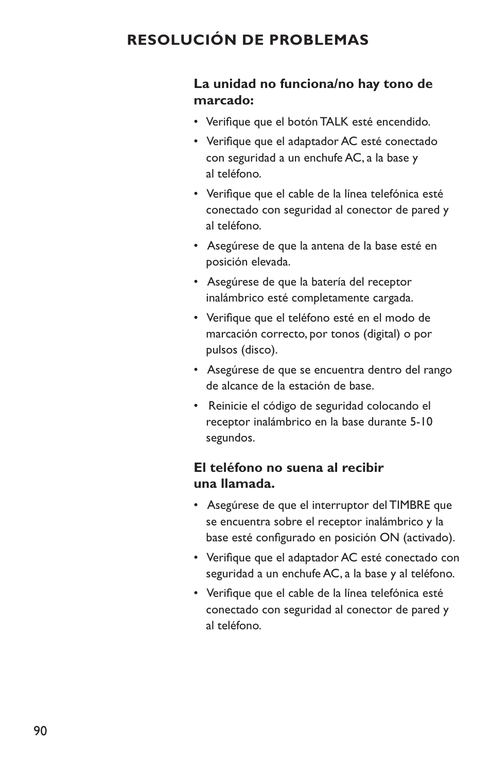 Clarity C4210 User Manual | Page 90 / 152