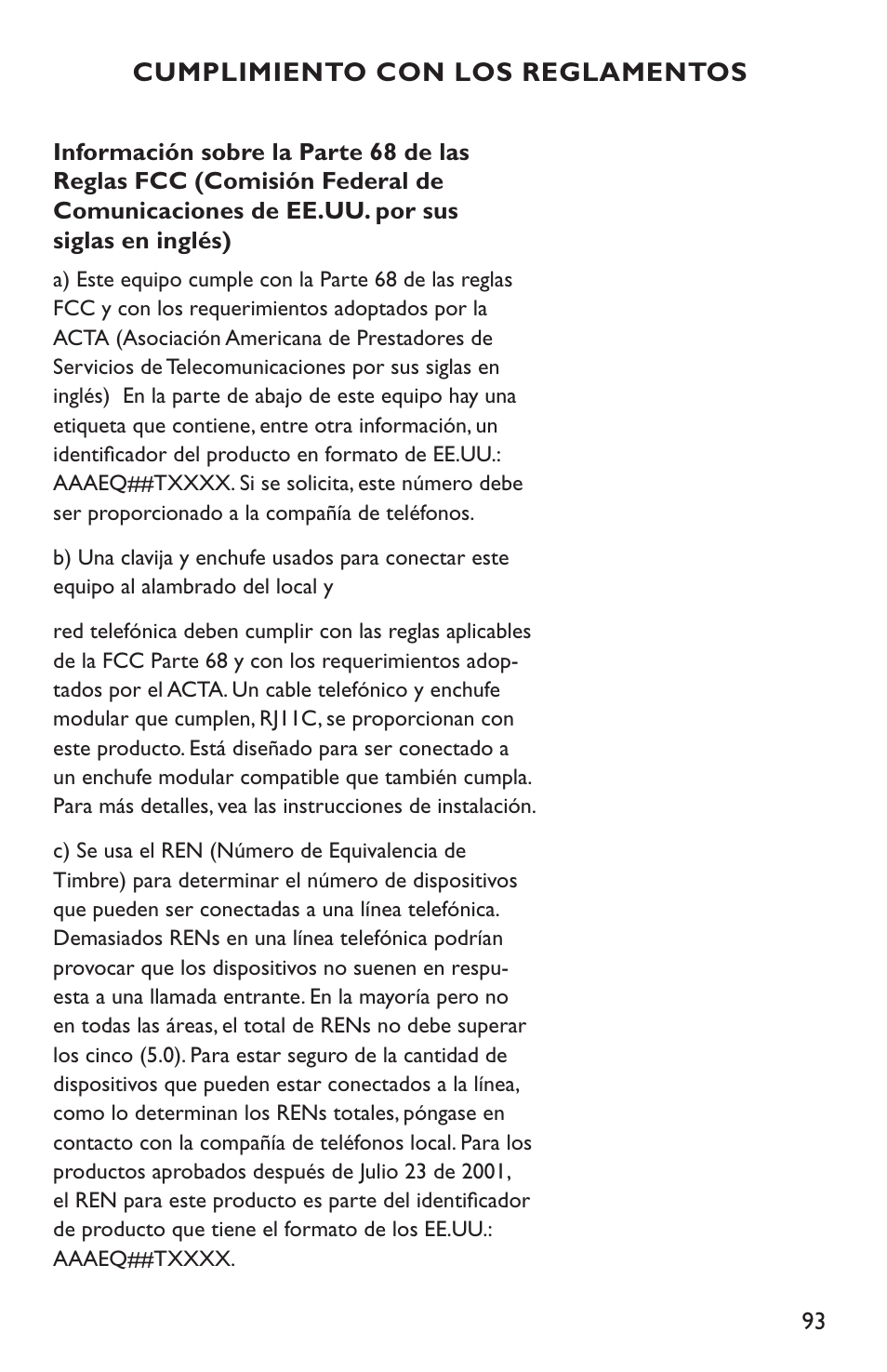 Clarity C4210 User Manual | Page 93 / 152