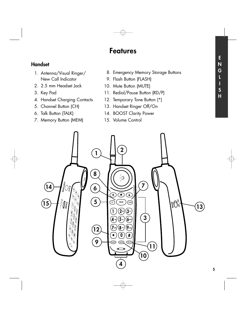 Features | Clarity 430 User Manual | Page 5 / 28