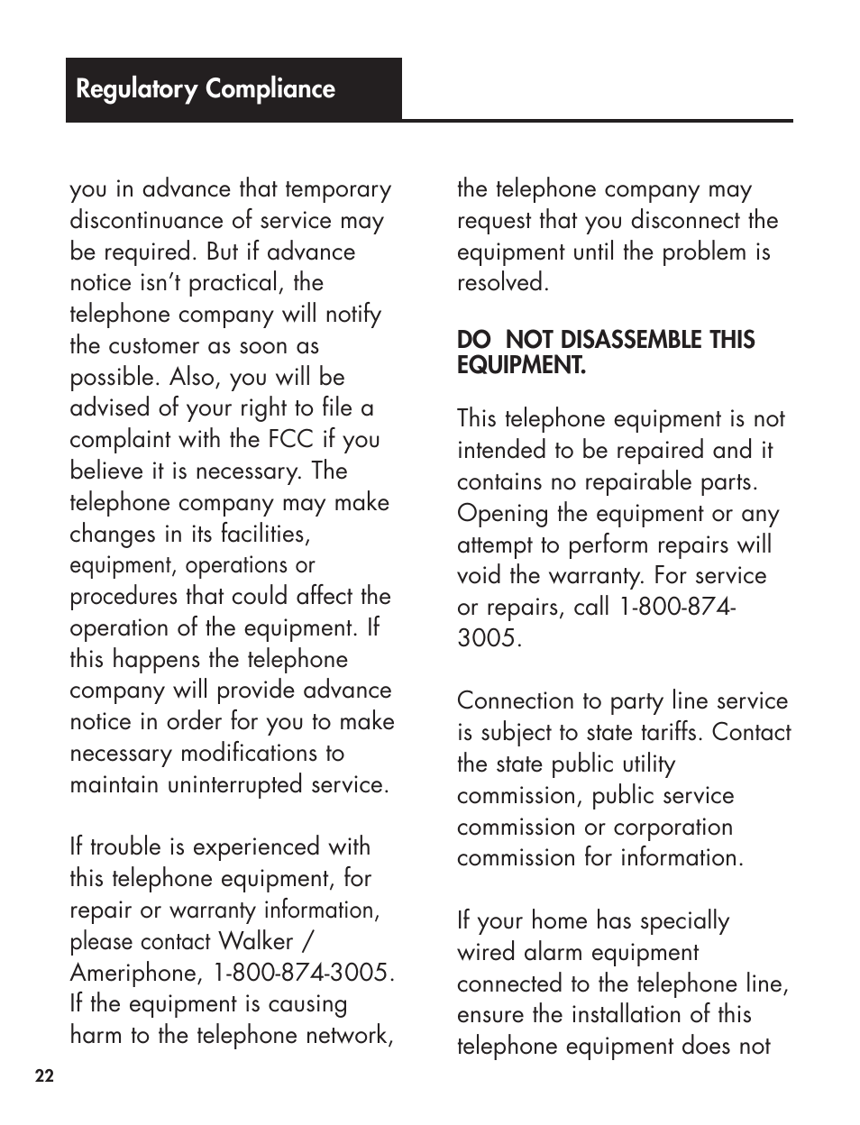 Clarity Telephone User Manual | Page 29 / 38