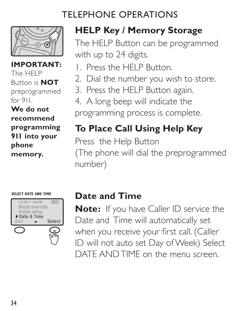 Clarity C4230 User Manual | Page 34 / 65