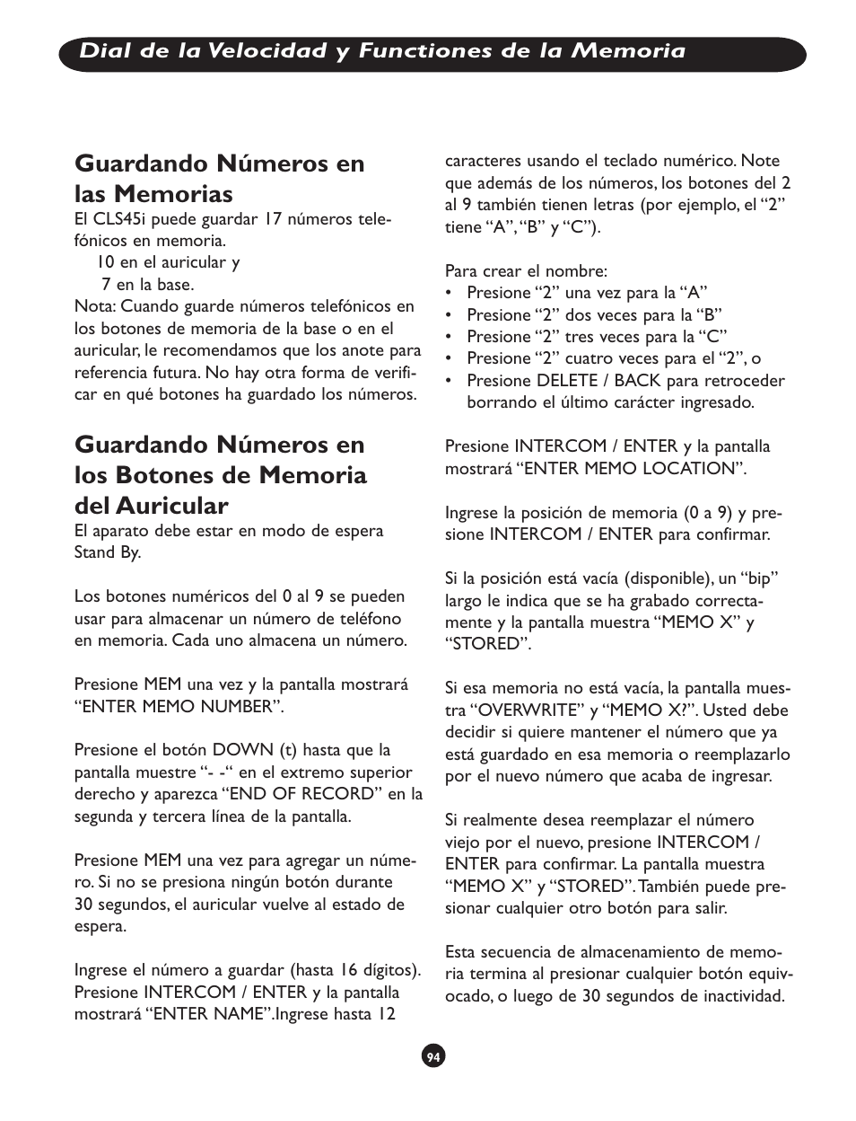 Clarity CLS 45i User Manual | Page 98 / 108