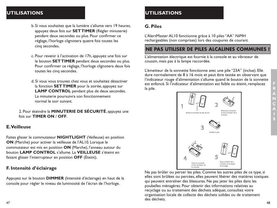 Clarity ALERTMASTER AL10 User Manual | Page 25 / 45