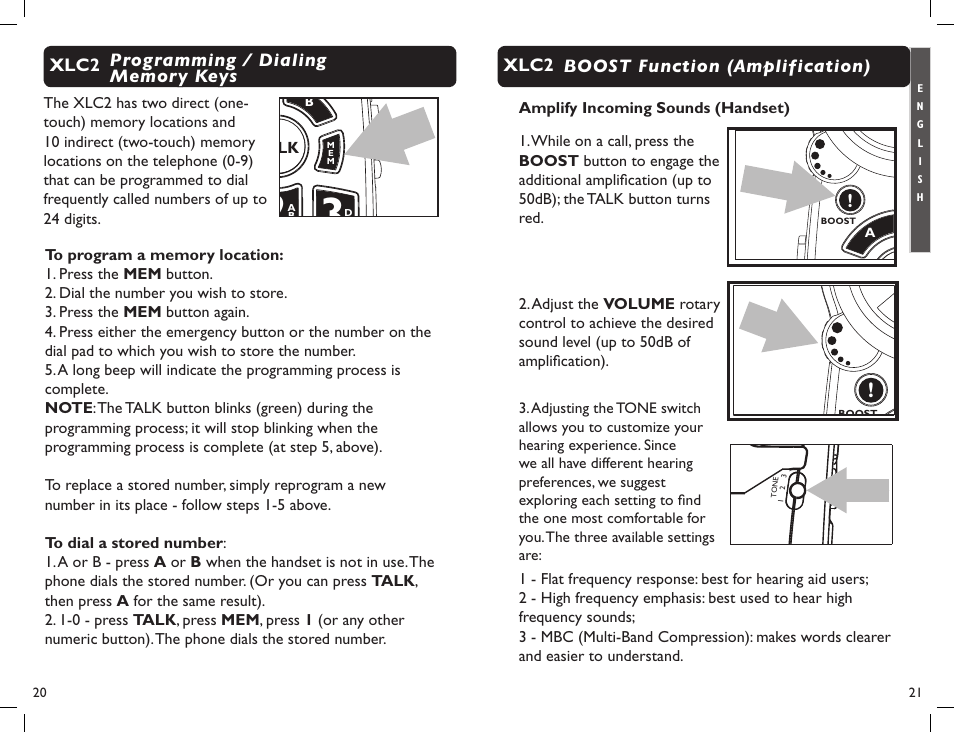 Clarity Professional XLC2 User Manual | Page 12 / 61