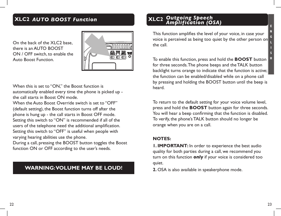 Clarity Professional XLC2 User Manual | Page 13 / 61