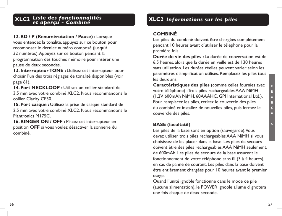 Clarity Professional XLC2 User Manual | Page 30 / 61