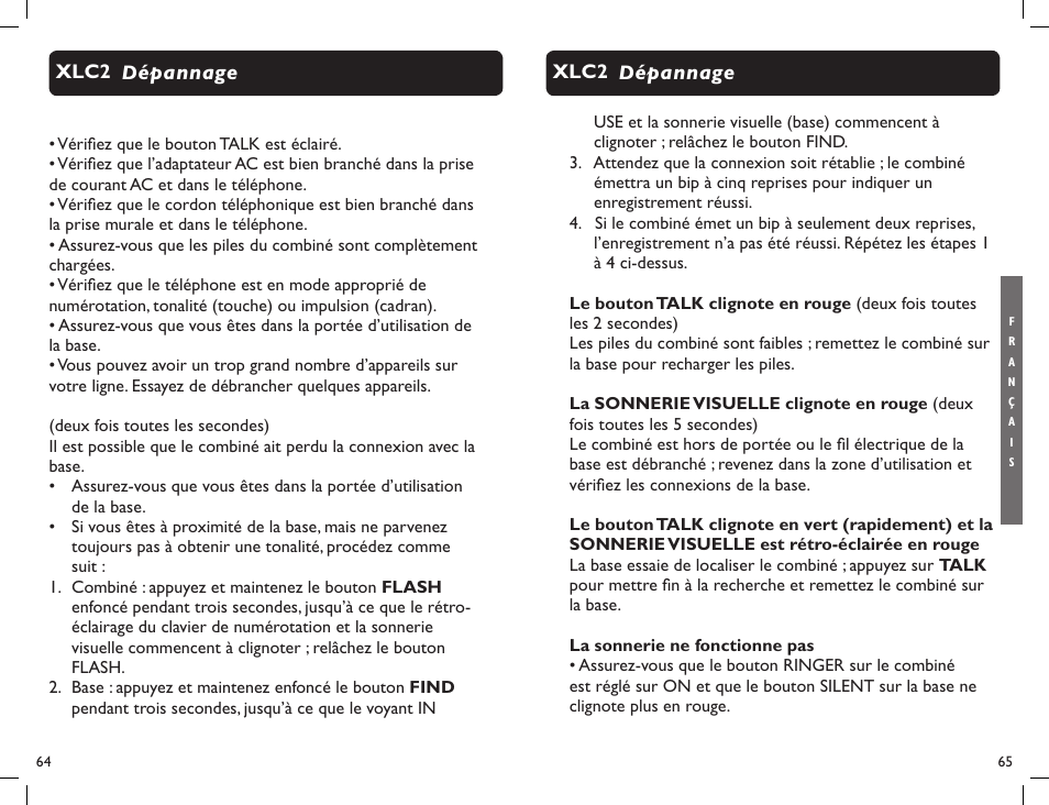 Clarity Professional XLC2 User Manual | Page 34 / 61