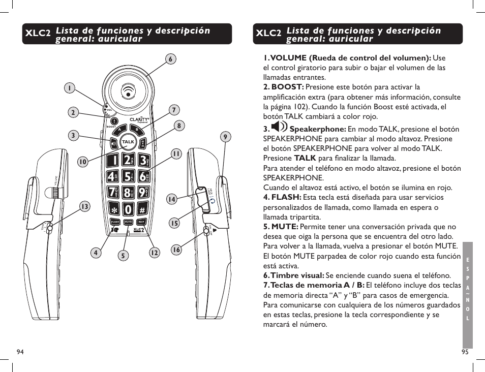Clarity Professional XLC2 User Manual | Page 49 / 61
