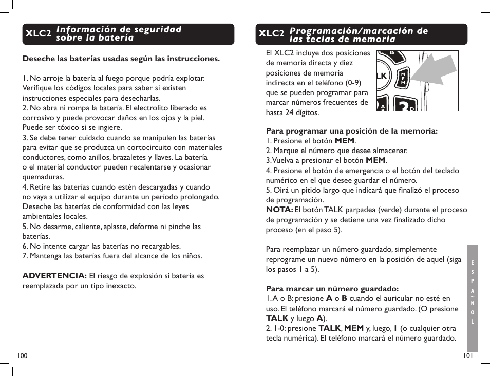 Clarity Professional XLC2 User Manual | Page 52 / 61