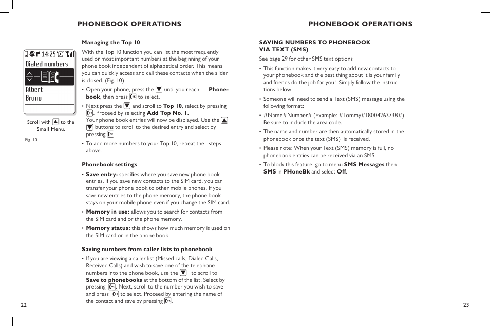 Phonebook operations | Clarity C900 User Manual | Page 12 / 51