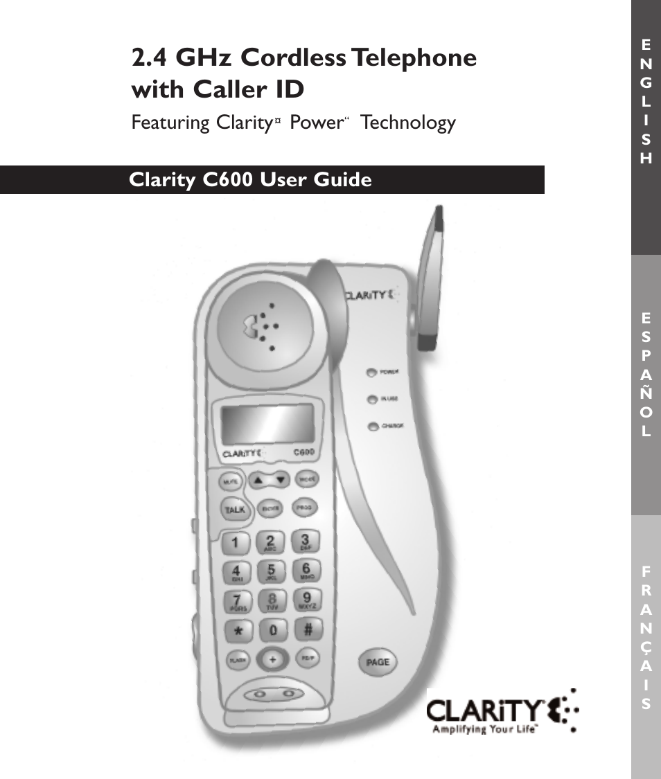 Clarity C600 User Manual | 32 pages