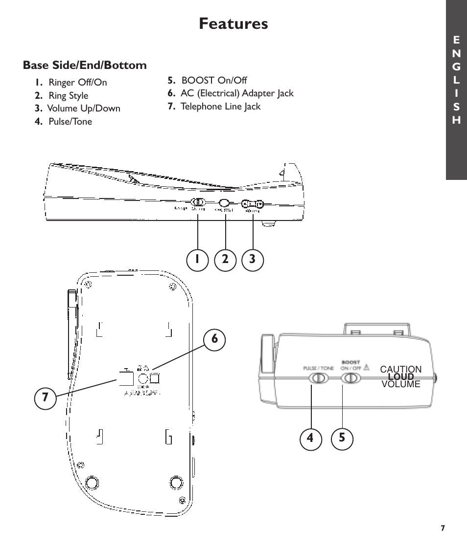 Features | Clarity C600 User Manual | Page 7 / 32