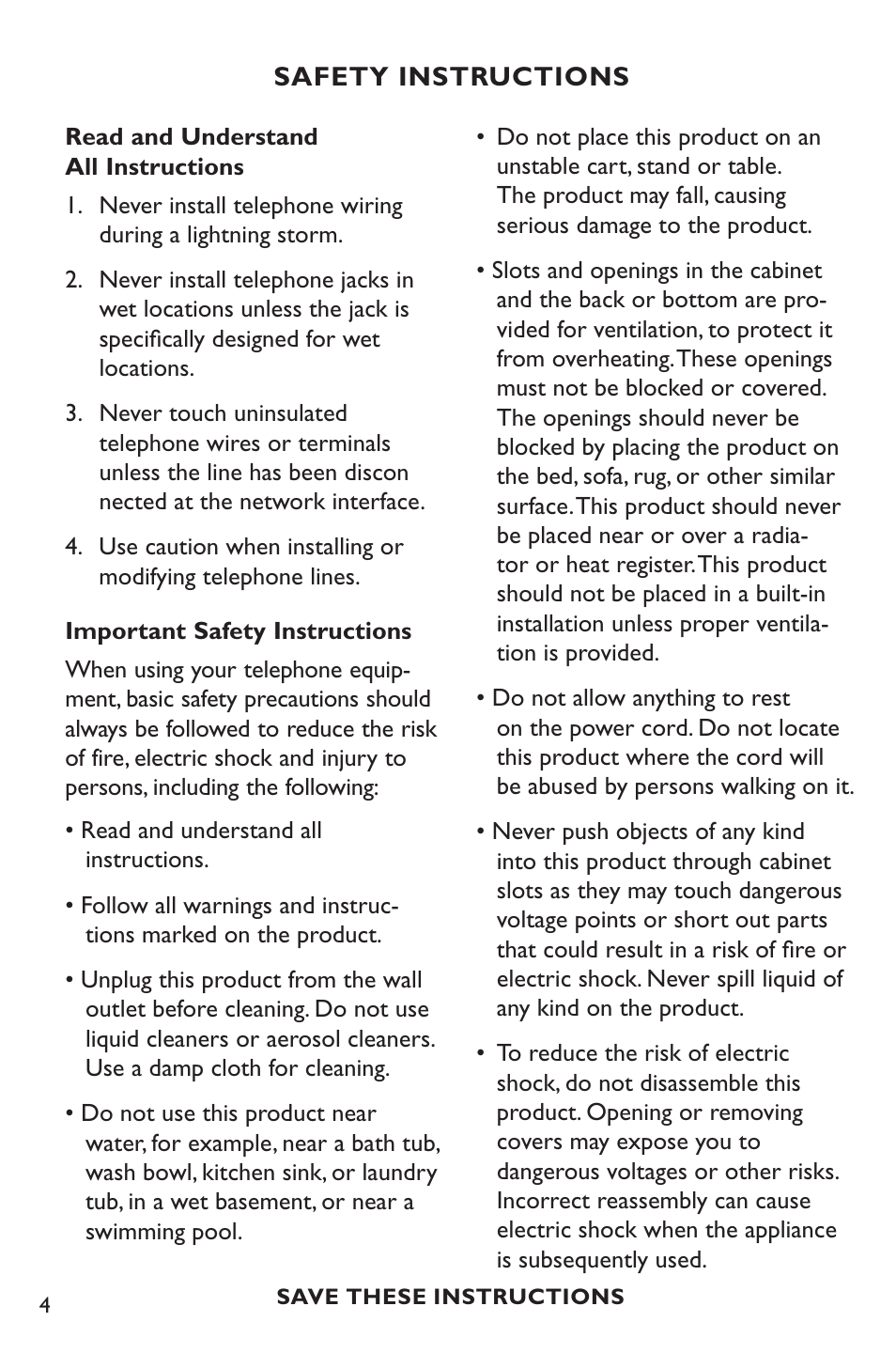 Clarity p400 User Manual | Page 4 / 64