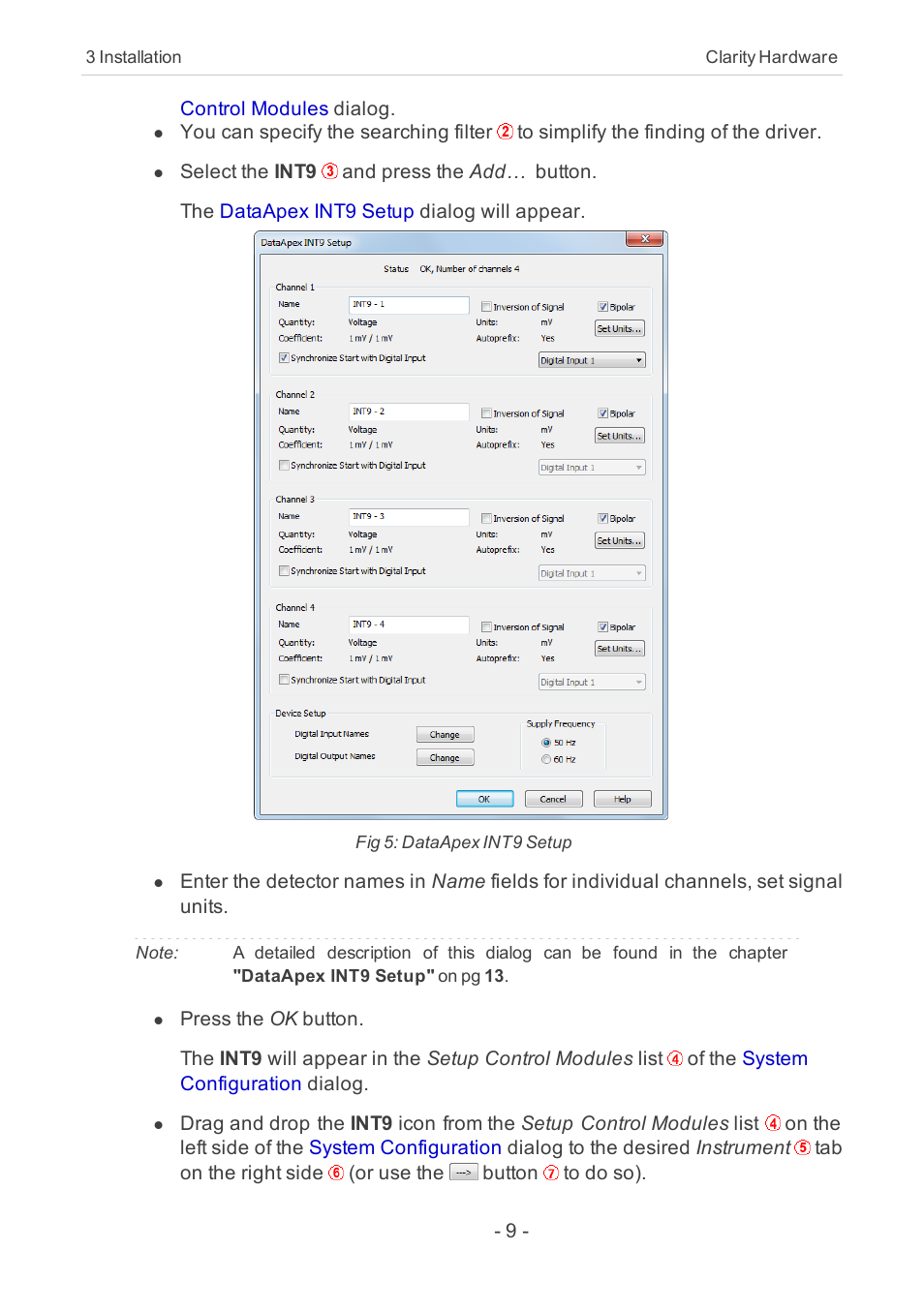 Clarity INT9 User Manual | Page 13 / 47