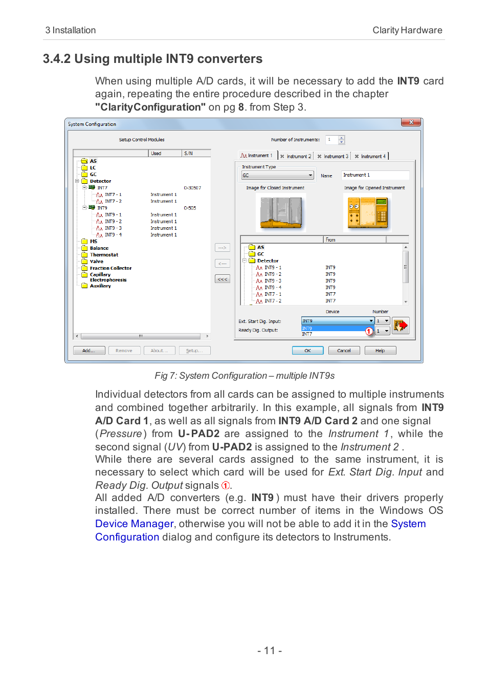 2 using multiple int9 converters | Clarity INT9 User Manual | Page 15 / 47