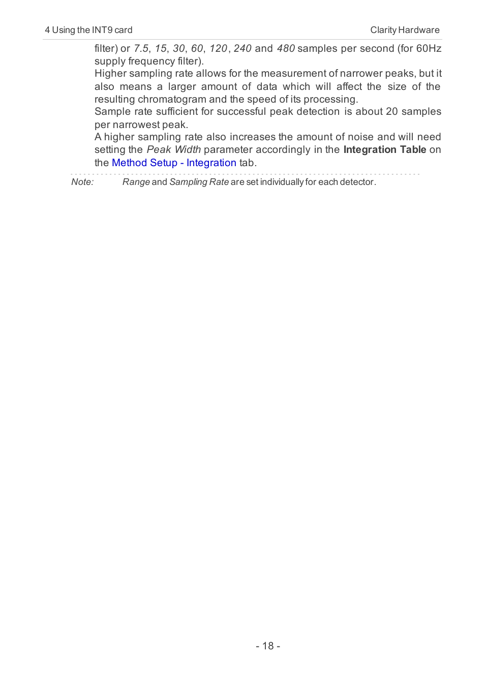 Clarity INT9 User Manual | Page 22 / 47