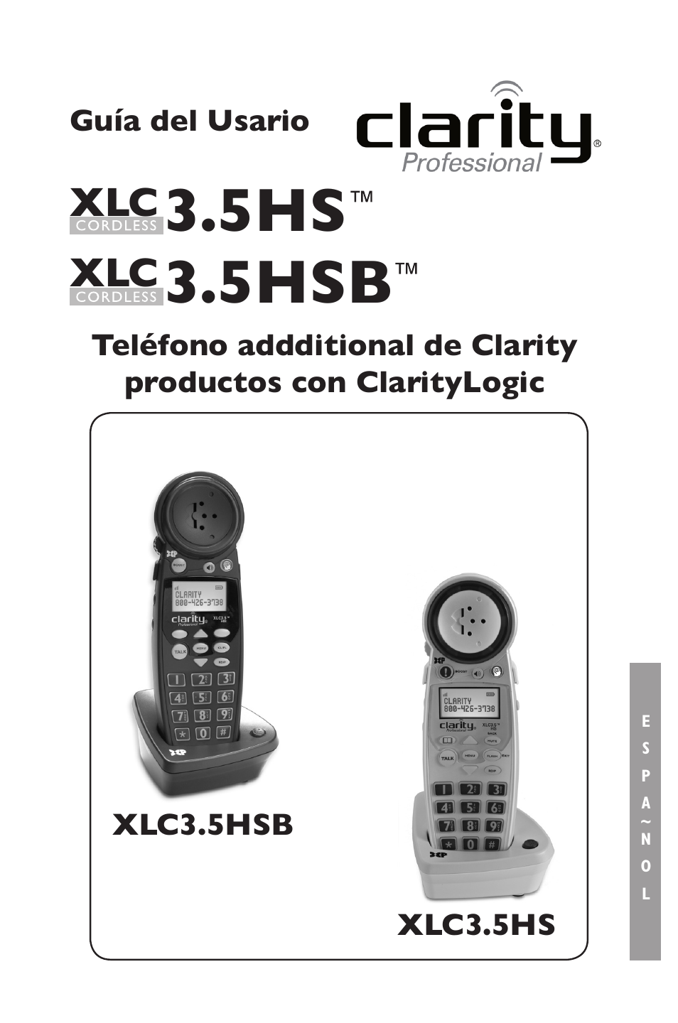5hsb | Clarity XLC Cordless 3.5HSB User Manual | Page 37 / 56