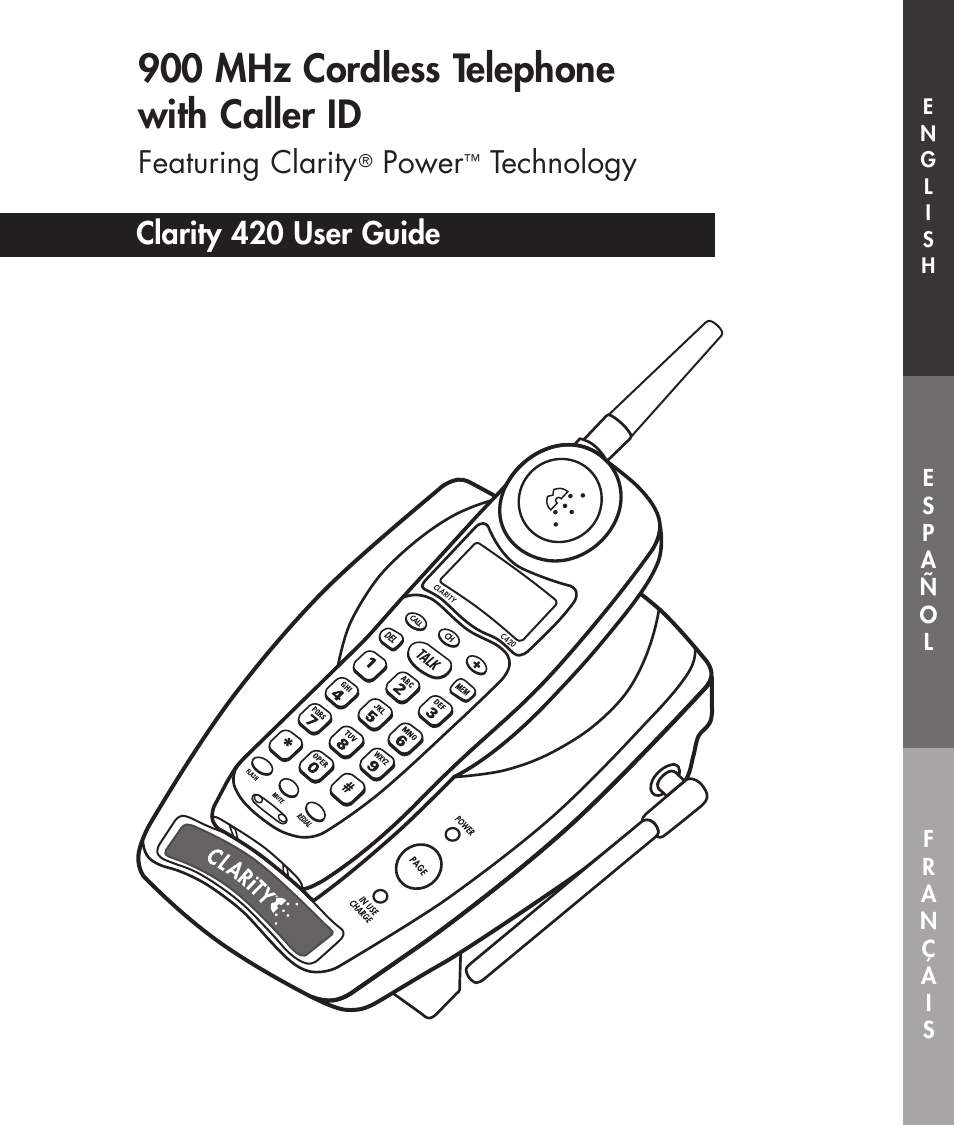 Clarity 420 User Manual | 92 pages