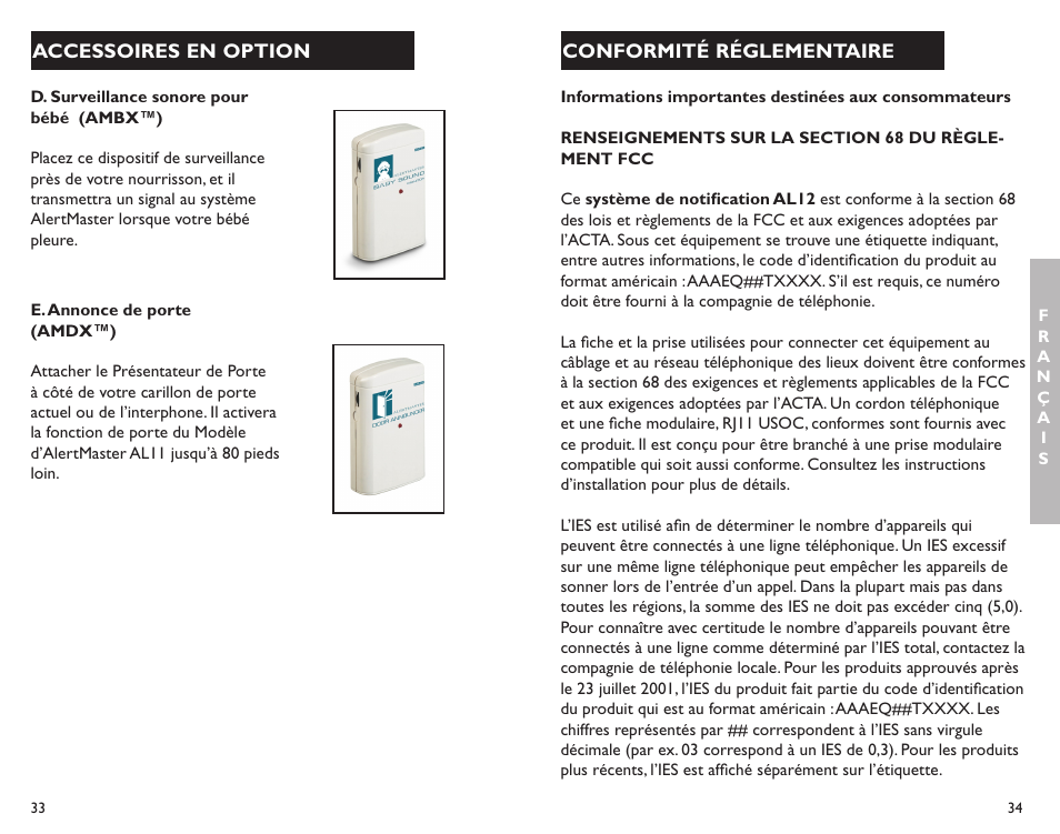 Clarity ALERTMASTER AL12 User Manual | Page 18 / 32