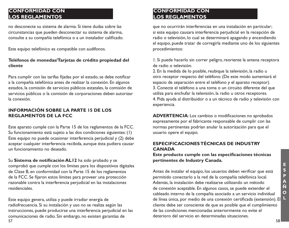 Clarity ALERTMASTER AL12 User Manual | Page 30 / 32