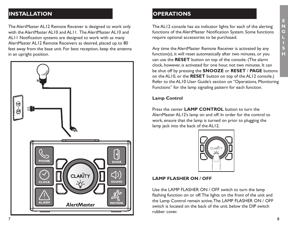 Clarity ALERTMASTER AL12 User Manual | Page 5 / 32