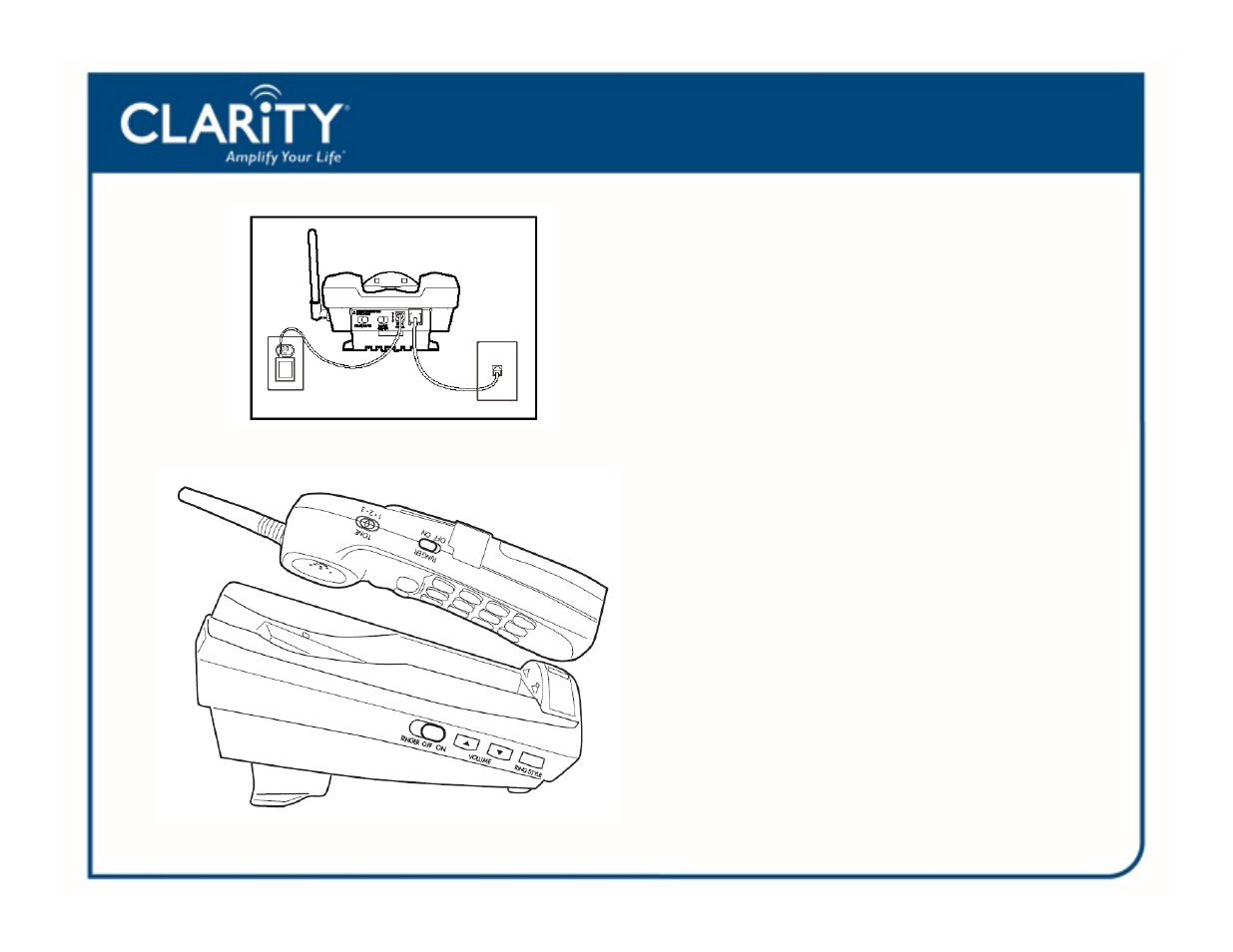 Setup | Clarity W425 User Manual | Page 4 / 10