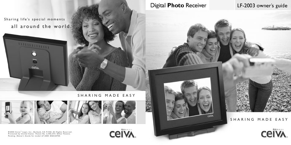 Ceiva 2 Digital Photo Receiver LF-2003 User Manual | 16 pages