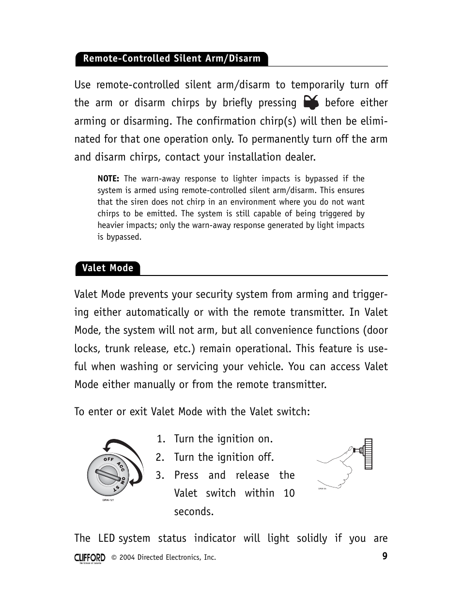 Directed Electronics 76XV User Manual | Page 15 / 28