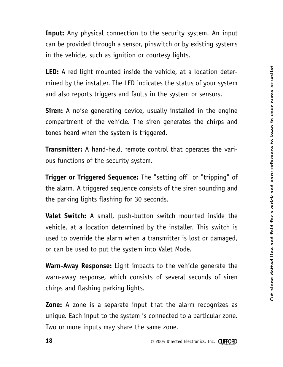 Directed Electronics 76XV User Manual | Page 24 / 28