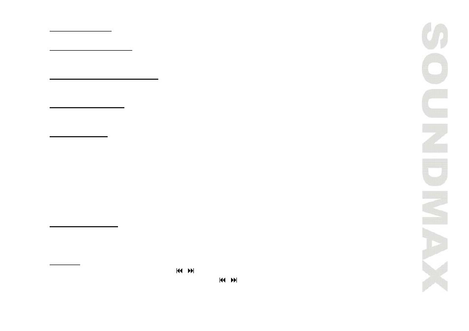 Radio operations | SoundMax SM-CDM1032 User Manual | Page 13 / 56