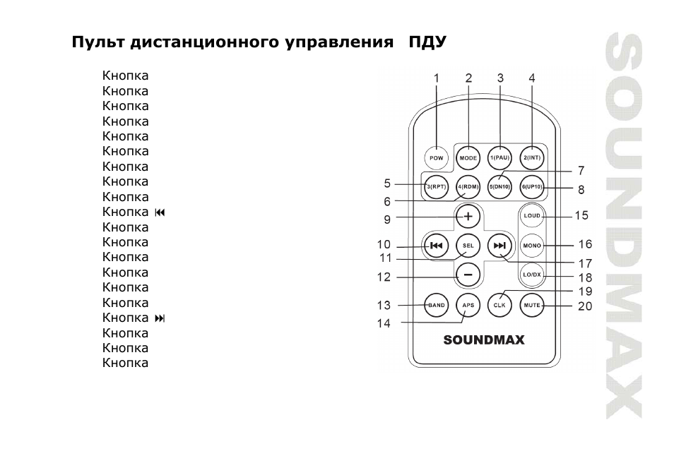 SoundMax SM-CDM1032 User Manual | Page 37 / 56