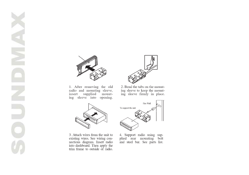 Installation/ connections | SoundMax SM-CDM1032 User Manual | Page 4 / 56