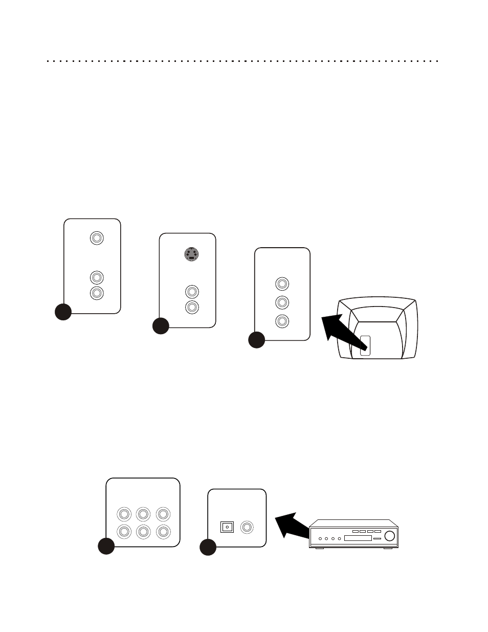 Connecting the dvd player to your tv / receiver, Go o d, Composite video & stereo audio | S-video & stereo audio, Component video | CyberHome Entertainment CH-RDV 2000 User Manual | Page 13 / 46