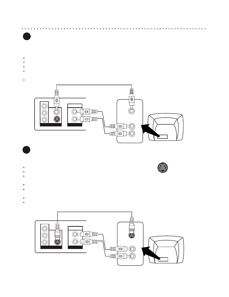 Composite / s-video & stereo audio connections, S-video connector | CyberHome Entertainment CH-RDV 2000 User Manual | Page 14 / 46