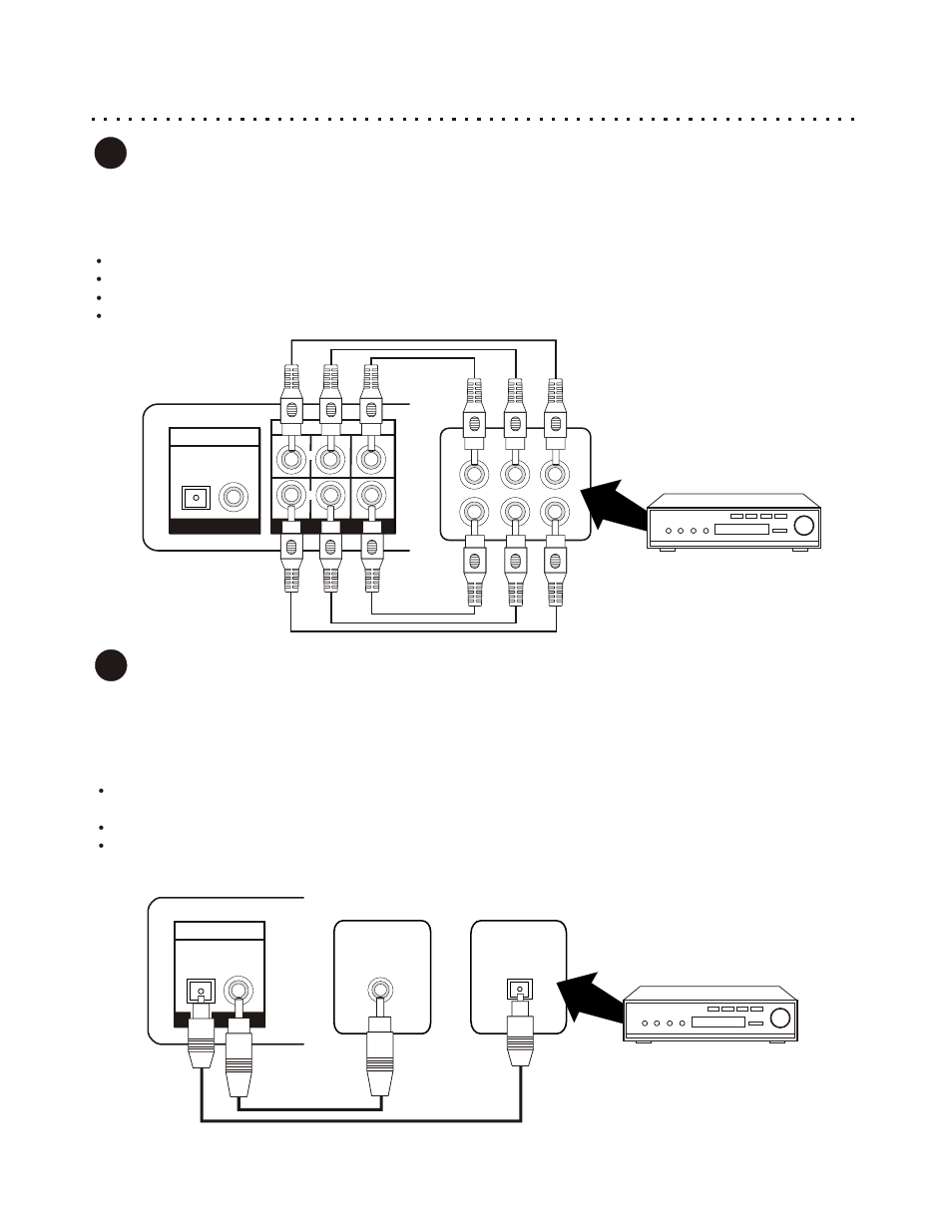 Dolby/dts 5.1 channel & digital audio connections, Receiver, Dvd receiver | Using the dolby/dts 5.1 channel analog outputs | CyberHome Entertainment CH-RDV 2000 User Manual | Page 16 / 46